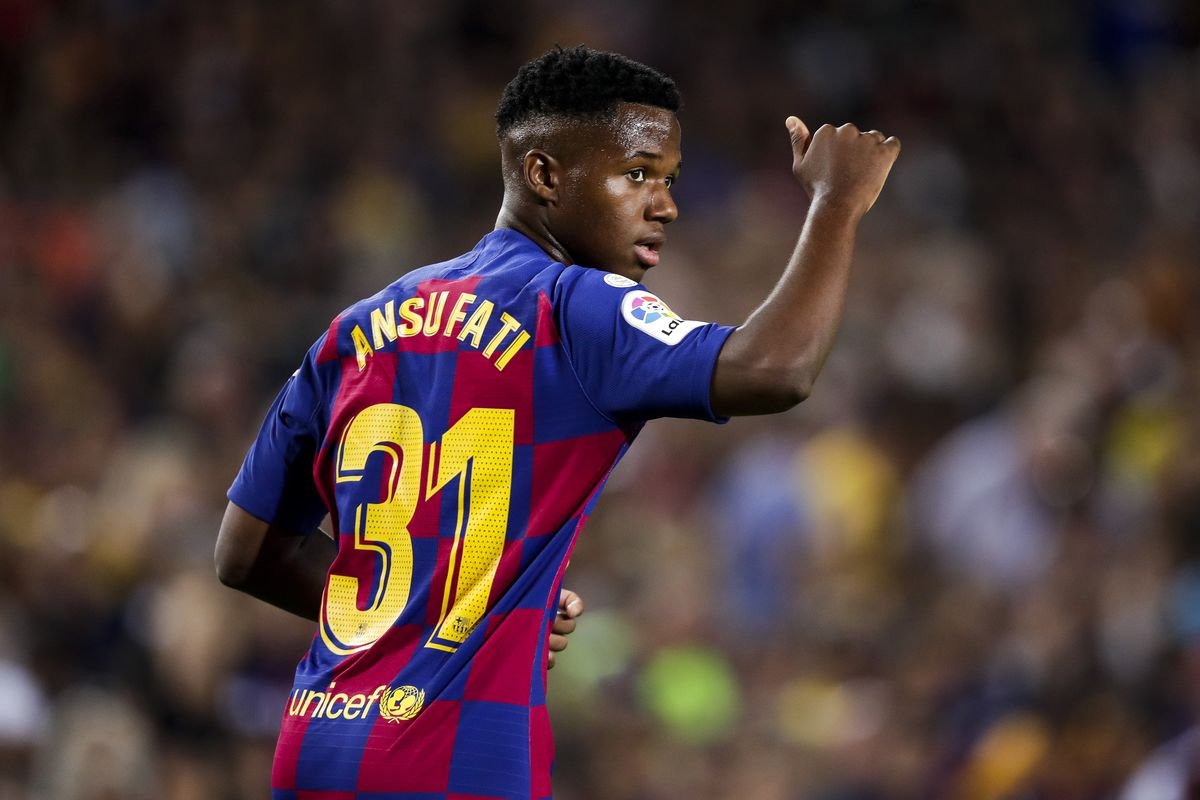 Ansu Fati makes history in Barca shirt - Sports Leo