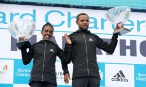 Ethiopian Worknesh Degefa dominates Dubai Marathon - Sports Leo