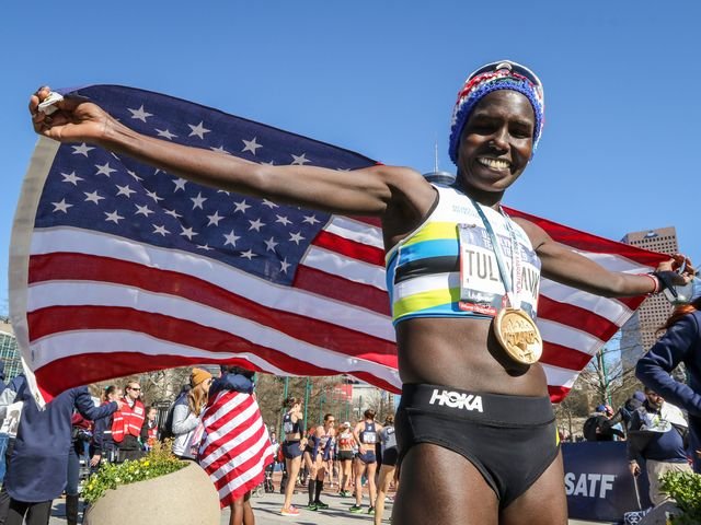 Kenyan-born wins US women’s marathon Olympic qualifier - Sports Leo