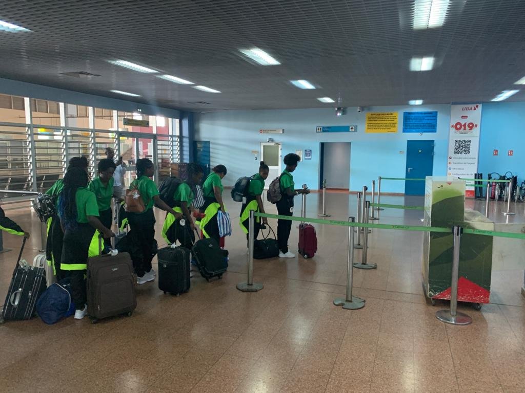 Sao Tome Under-17 Women’s return home from Cameroon - Sports Leo