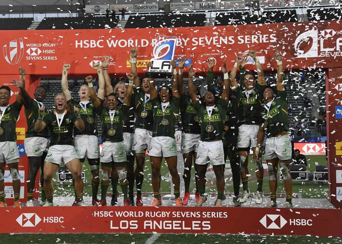 Springbok Sevens claim 29-24 win over Fiji in LA Sevens final - Sports Leo