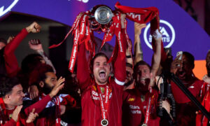 Liverpool lift Premier League trophy after thriller at Anfield - Sports Leo