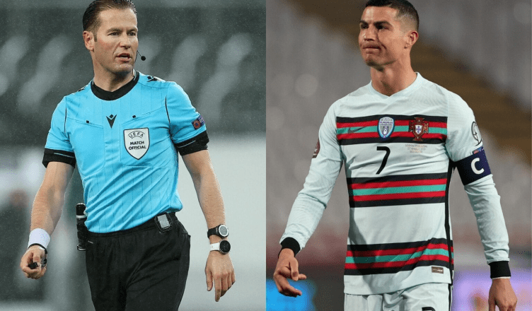 Referee apologizes to Ronaldo and Portugal for disallowed goal