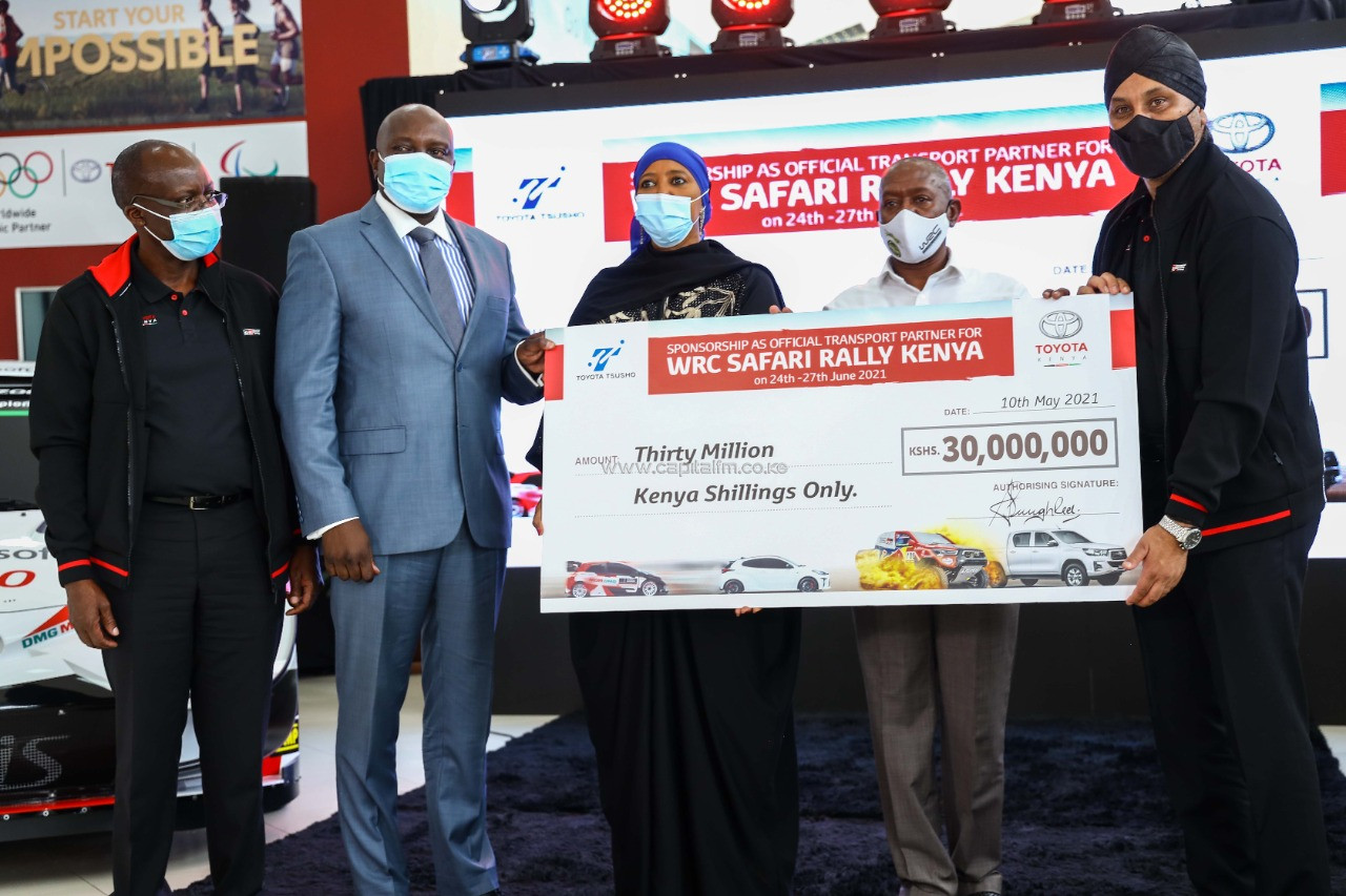 Toyota Kenya injects $281,188 towards WRC Safari Rally event