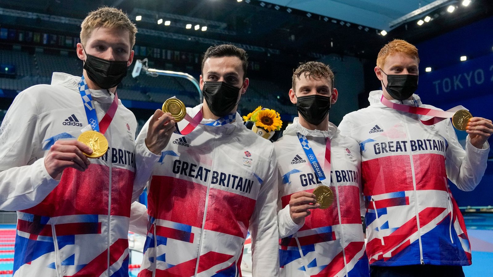 Great Britain won gold in relay