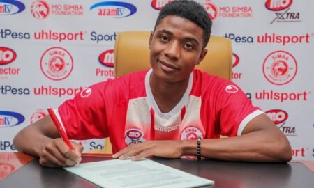 Peter Banda signs for Simba