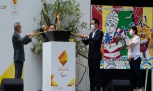 Paralympic Flames installed in Tokyo