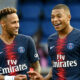 Kylian Mbappe with Neymar