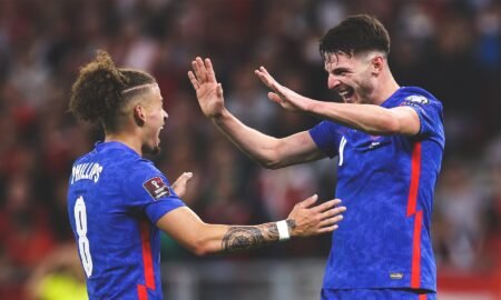 Declan Rice and Kalvin Phillips
