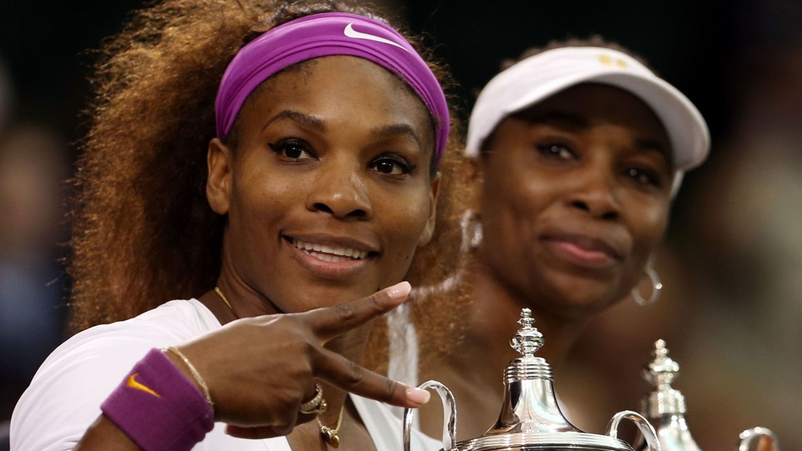 Serena Williams with Venus Williams