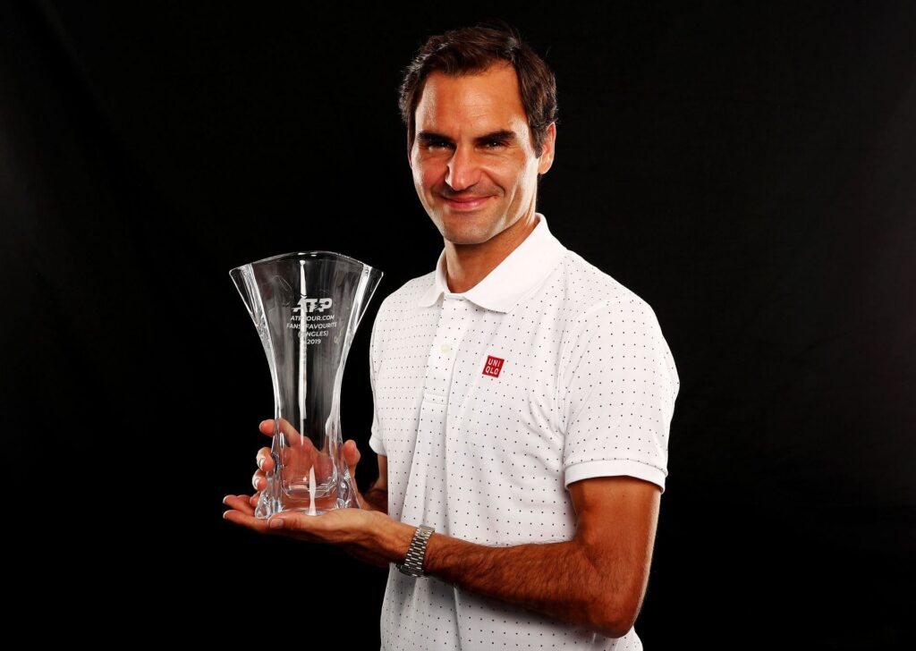 Roger Federer ATP award