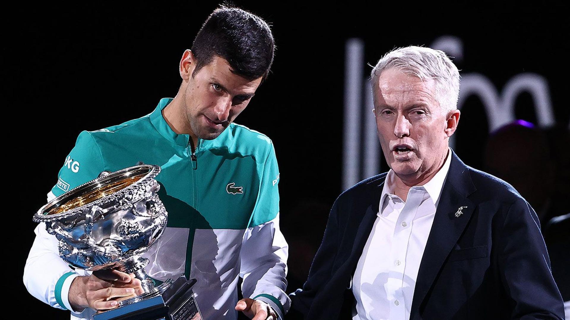 CraigTiley with Novak Djokovic