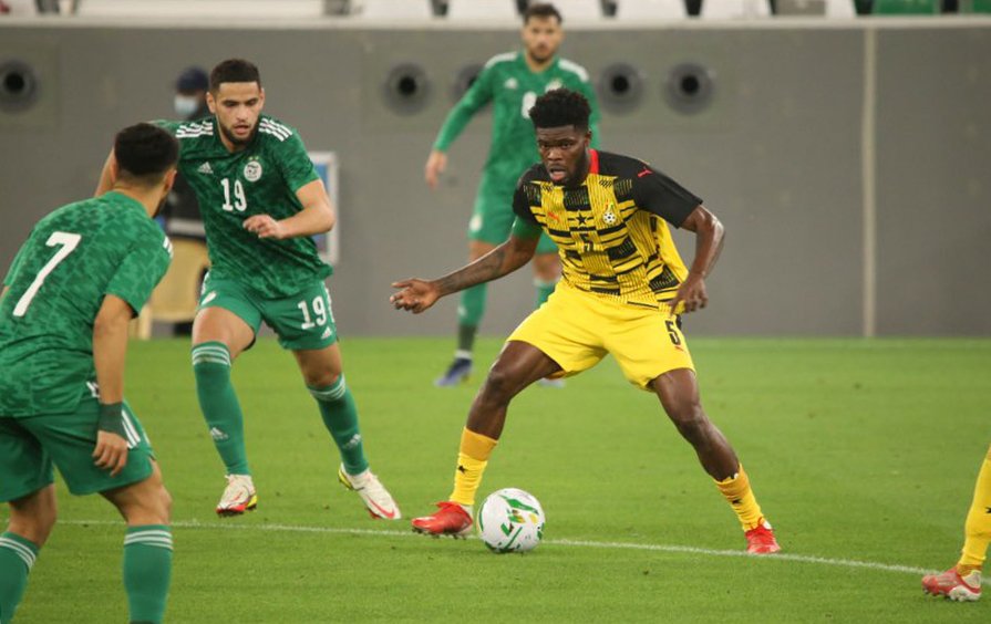 Thomas Partey in action during a past match for Ghana