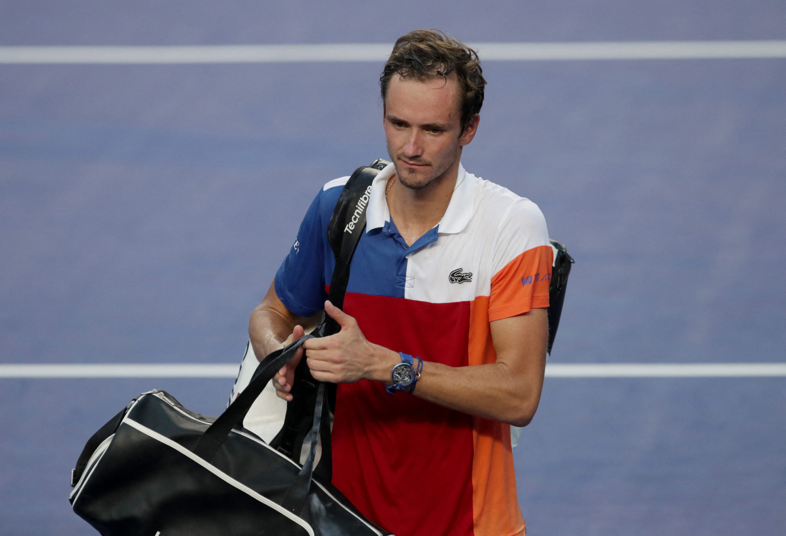 Daniil Medvedev at the Mexico Open .