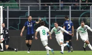 Inter 0 2 Sassuolo Serie A