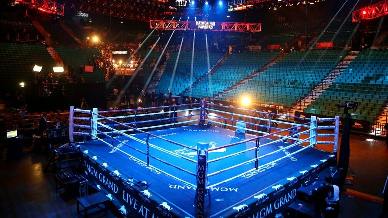A boxing ring