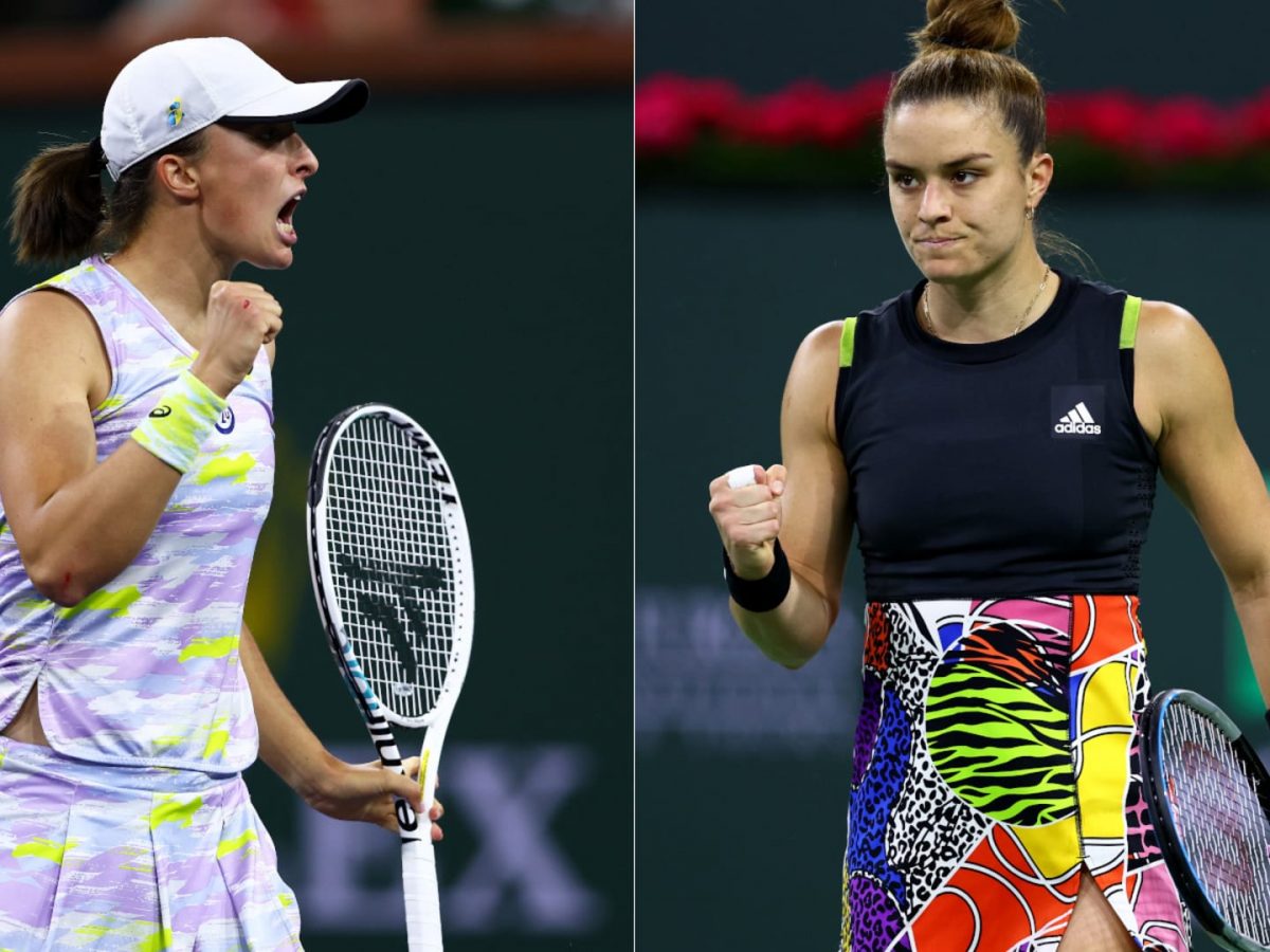 Iga Swiatek vs Maria Sakkari at Indian Wells