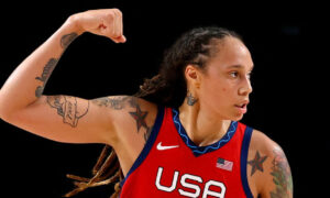 Britnney Griner is in detention in Russia.