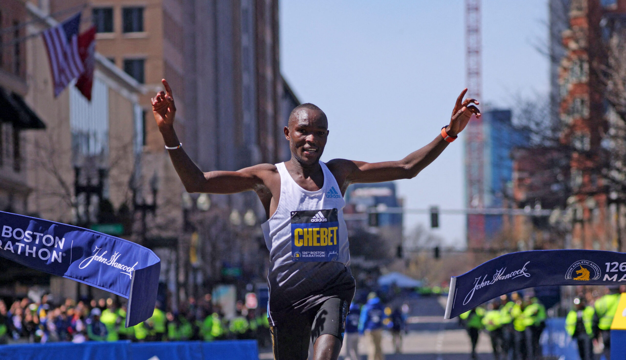 Kenyans rule Boston Marathon