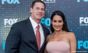 John Cena with his wife