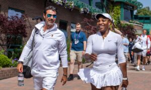 Serena Williams with Patrick Mouratoglou