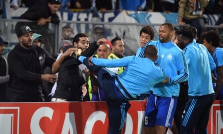 footballers who attacked fans at sporting events. Patrice Evra