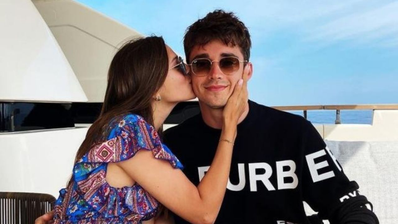 Charles Leclerc girlfriend Charlotte Sine