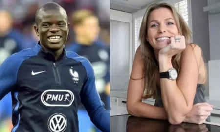 N'golo Kante and his wife