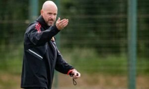 Ten Hag first training session
