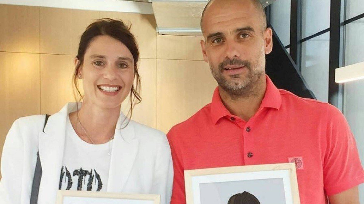 Guardiola and his wife