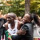 Eliud Kipchoge with wife Grace Sugut Kipchoge