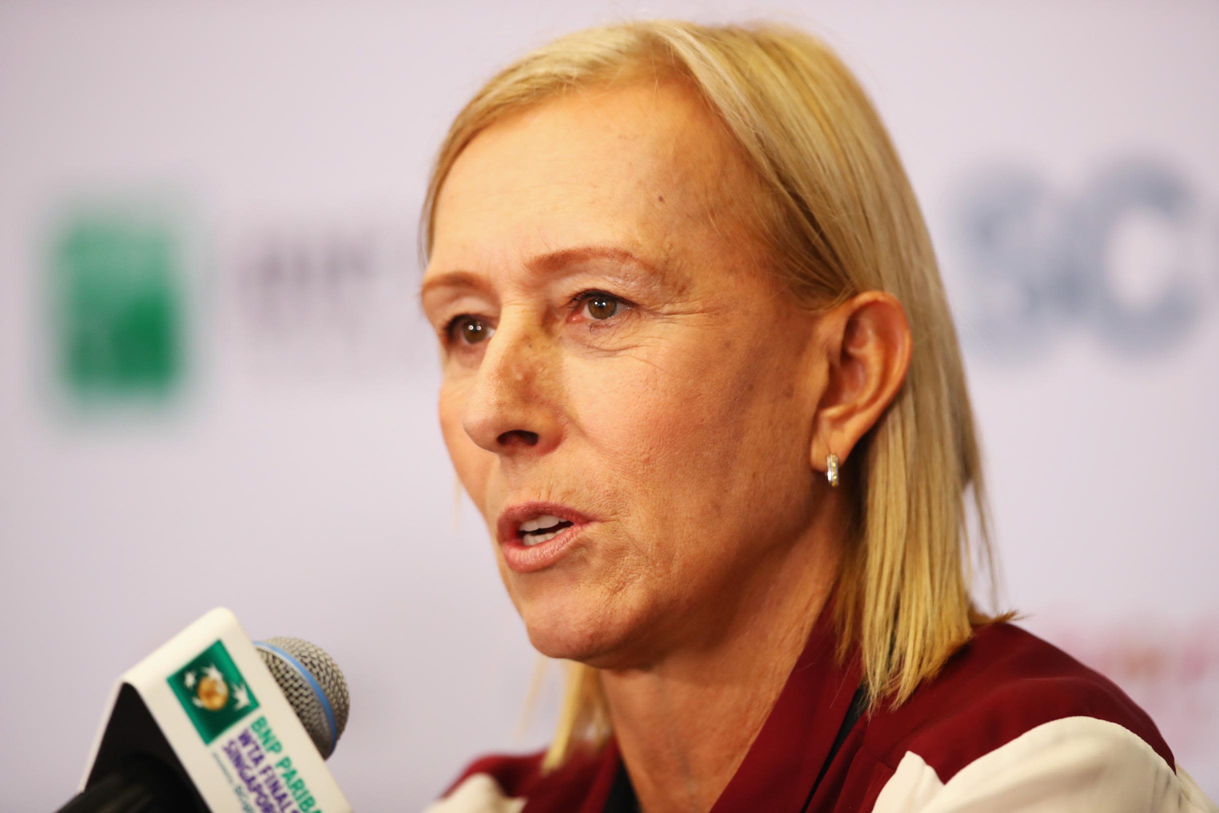 Martina Navratilova.