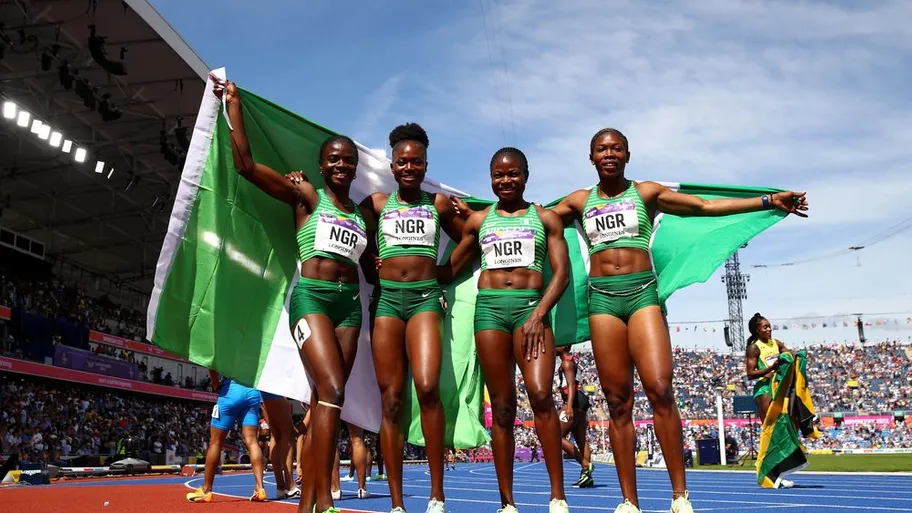 Nigeria’s Gold medalists Tobi Amusan