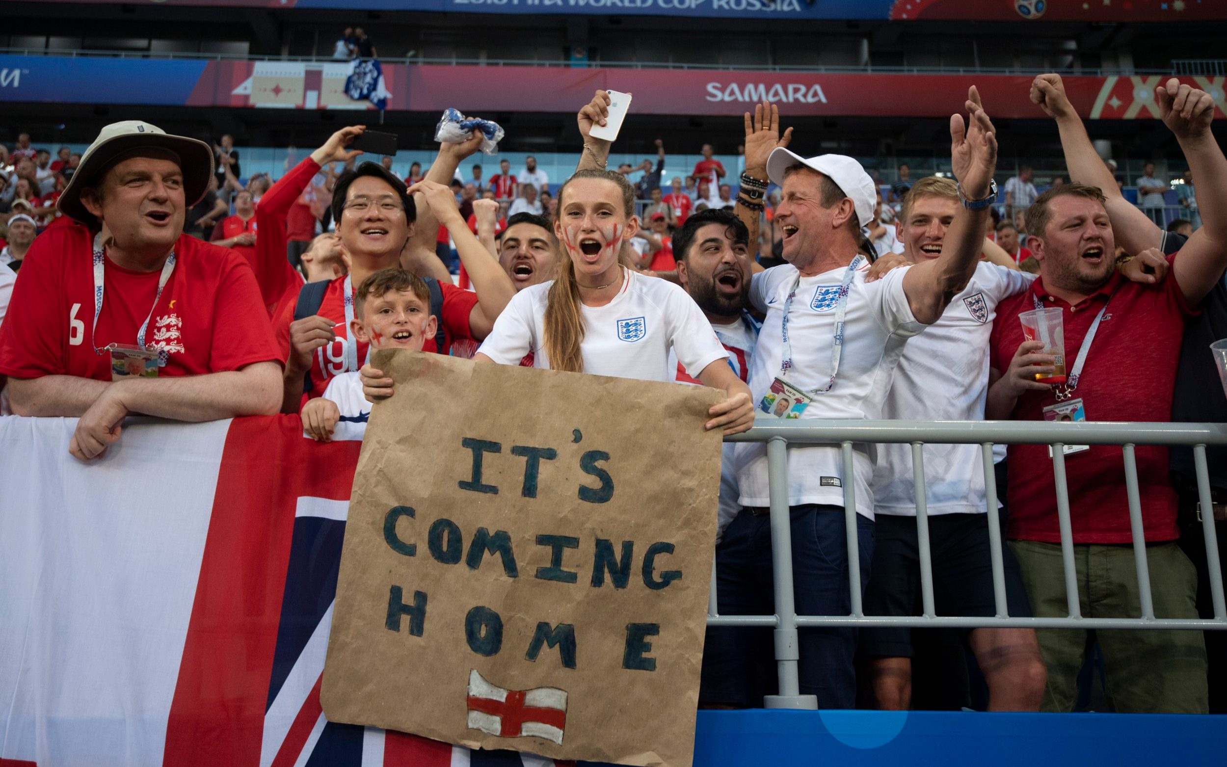 England fans 