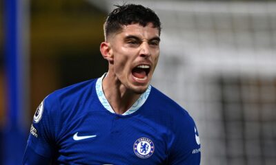 Kai Havertz celebrates