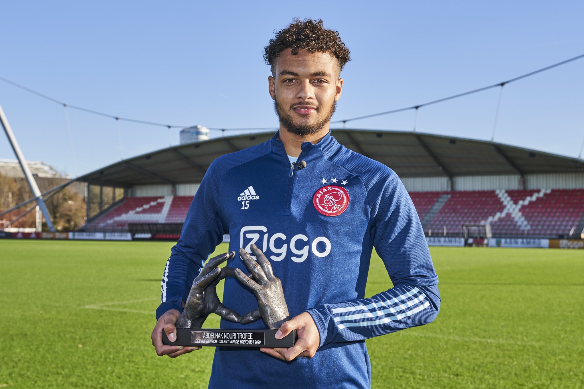 Devyne Rensch won the Abdelhak Nouri Trophy