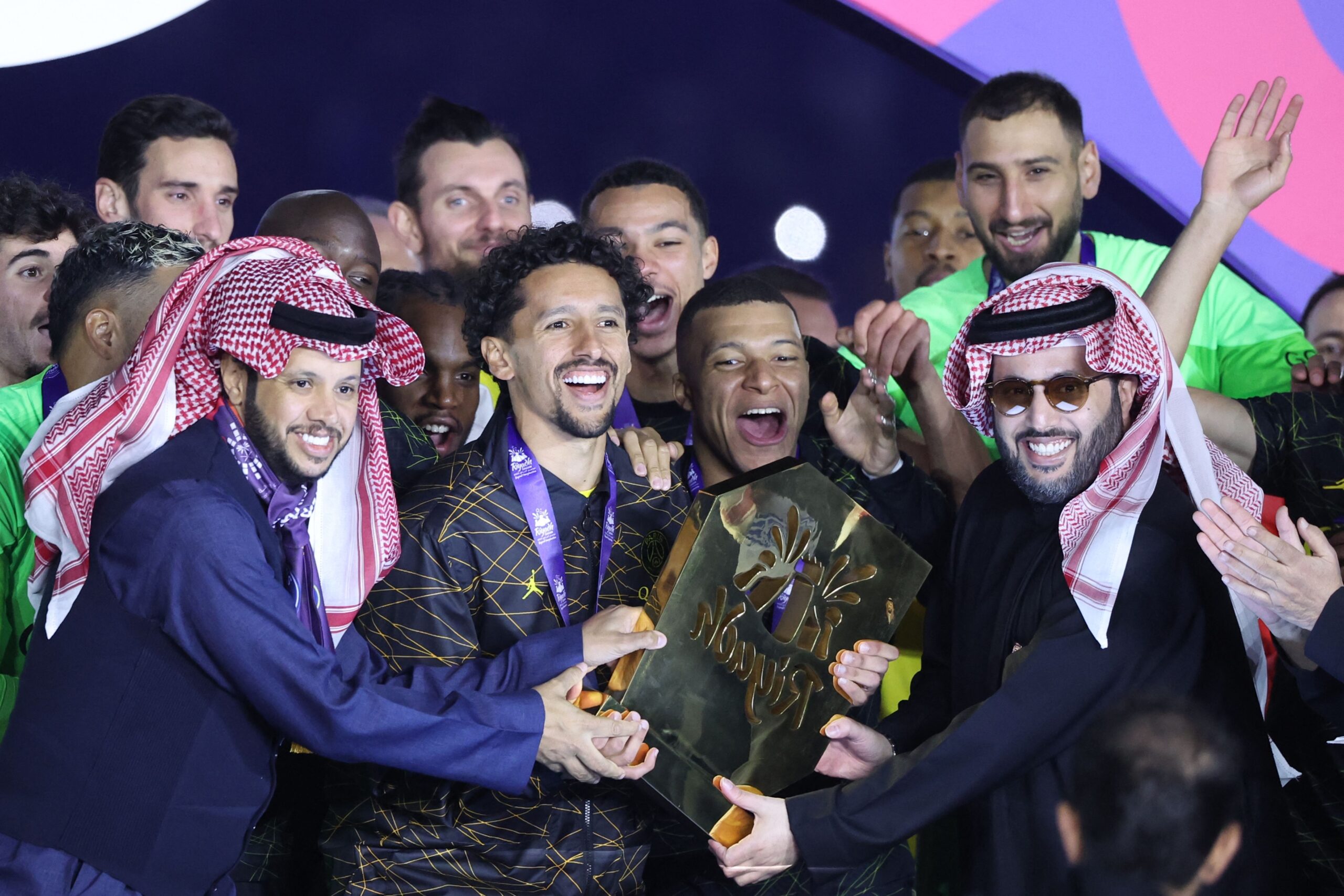 PSG lift the Riyadh Season Cup in a ninegoal thriller game