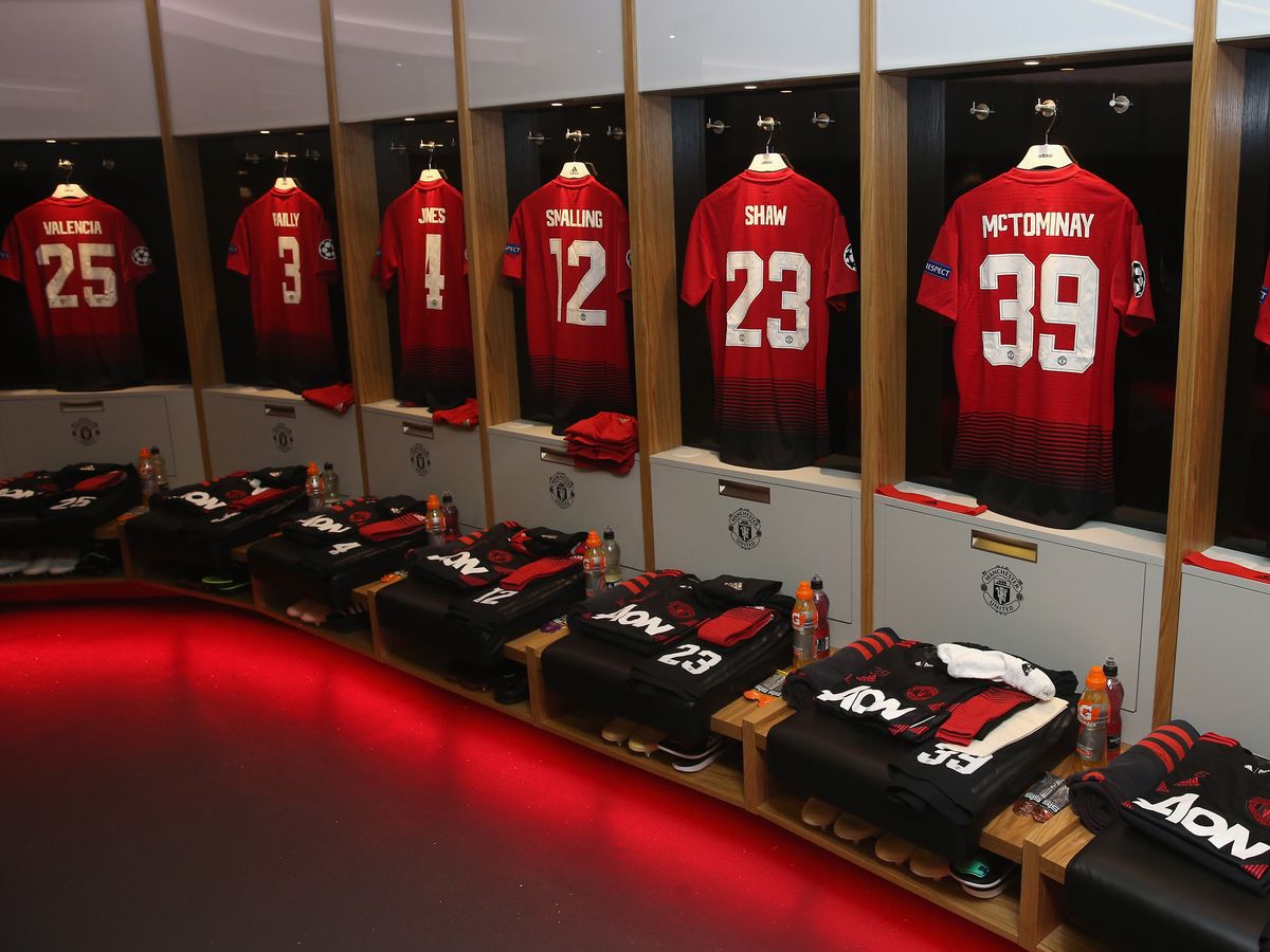 Manchester united Locker room