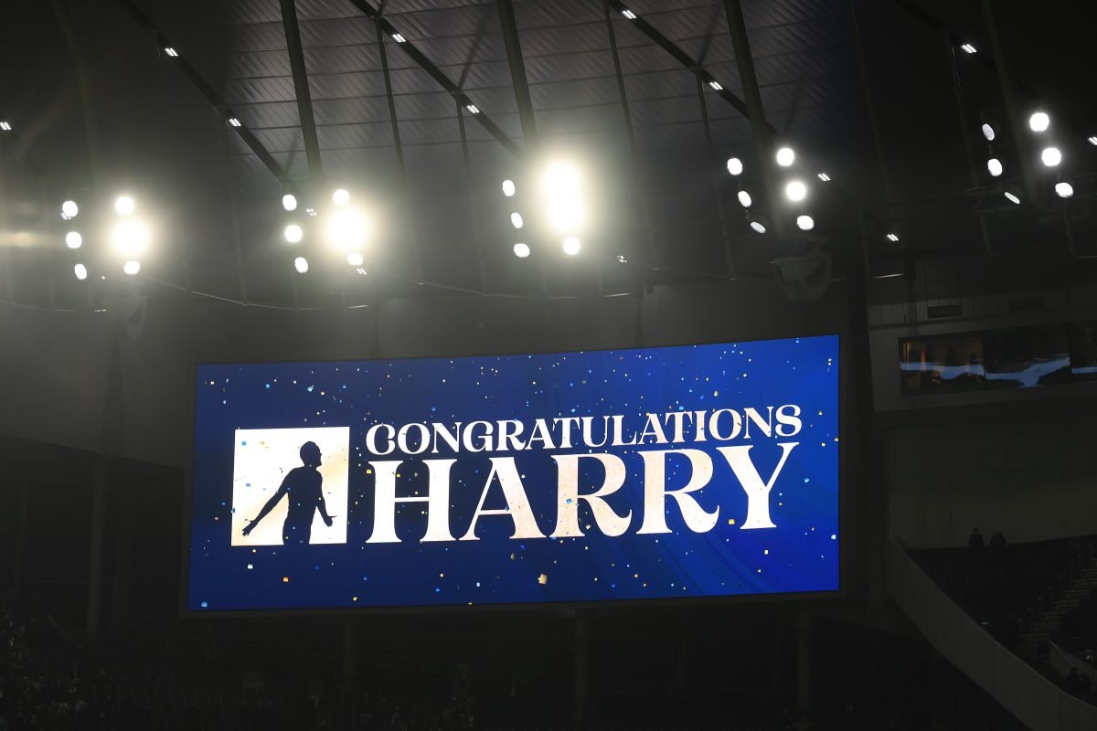 Tottenham congratulate Harry Kane