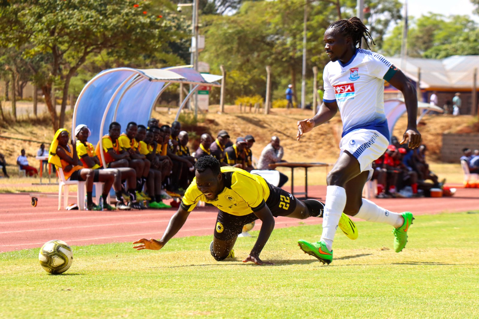 Action between Tusker FC and Posta Rangers