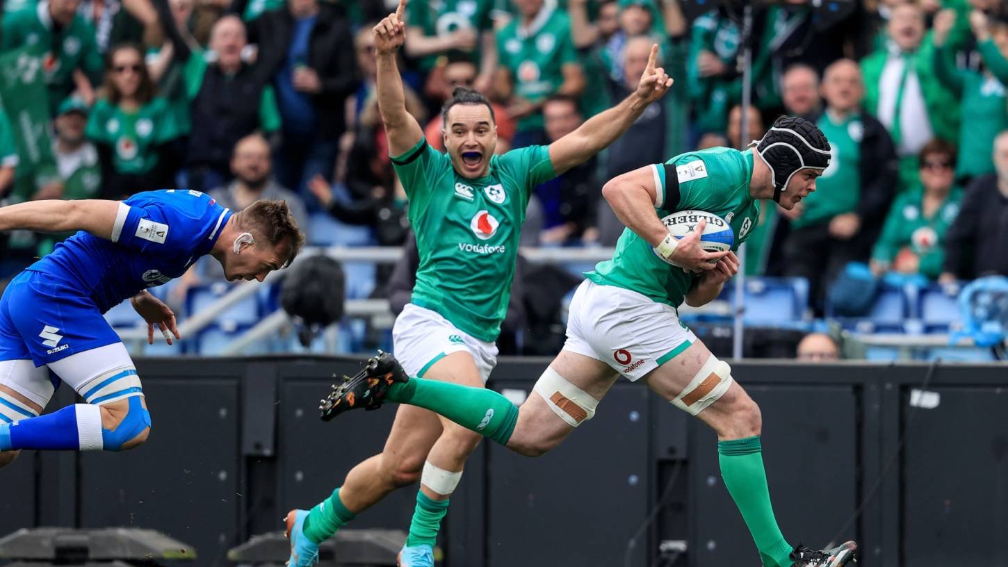 Italy put on a spirited fight despite suffering defeat in the hands of Ireland