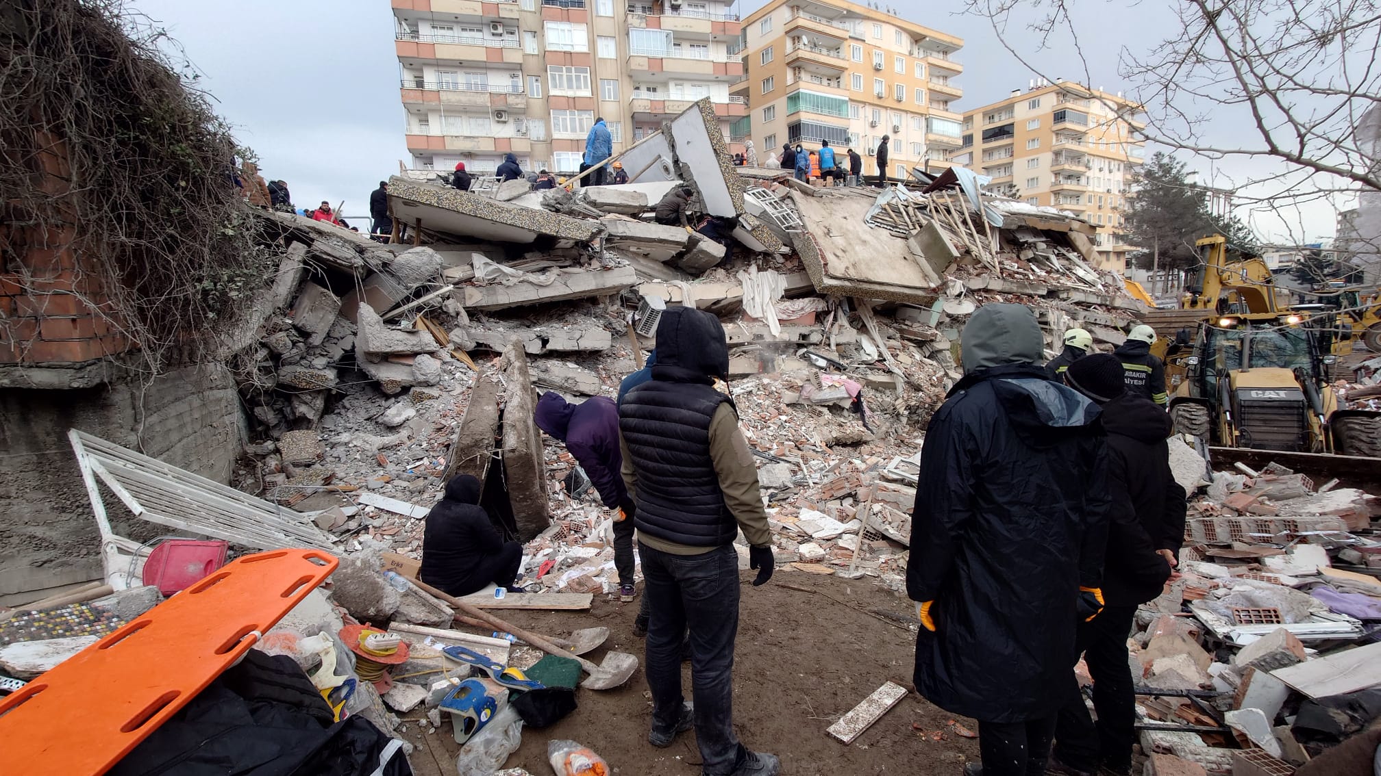 Rubble in Turkey