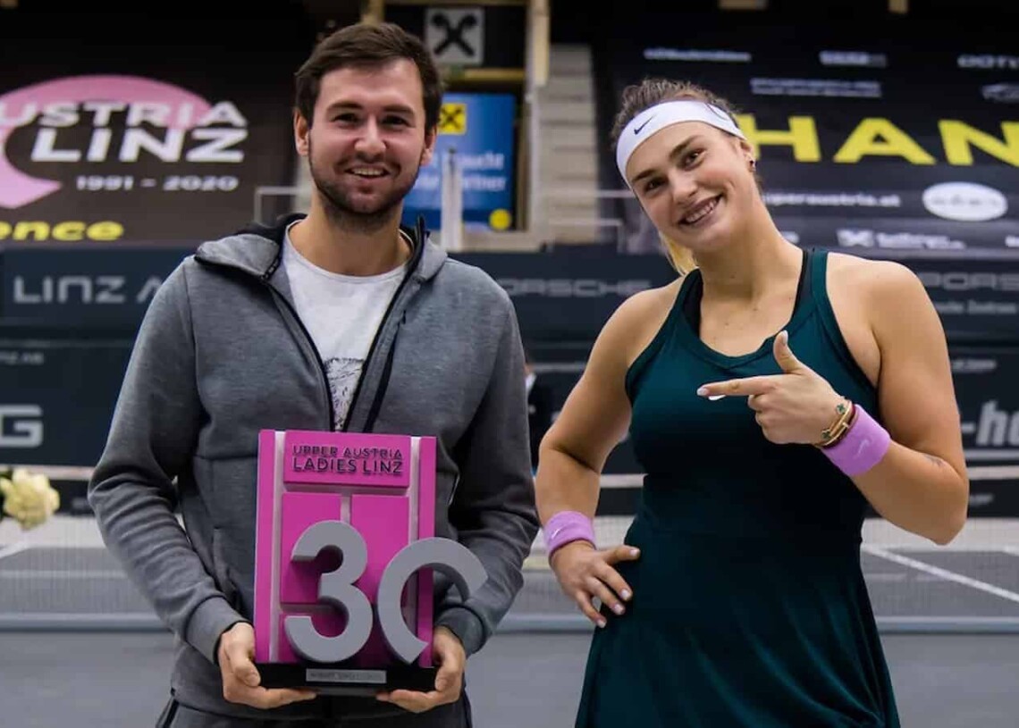 Aryna Sabalenka coach Anton Dubrov