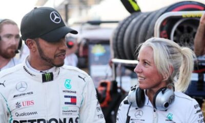 Lewis Hamilton and Angela Cullen