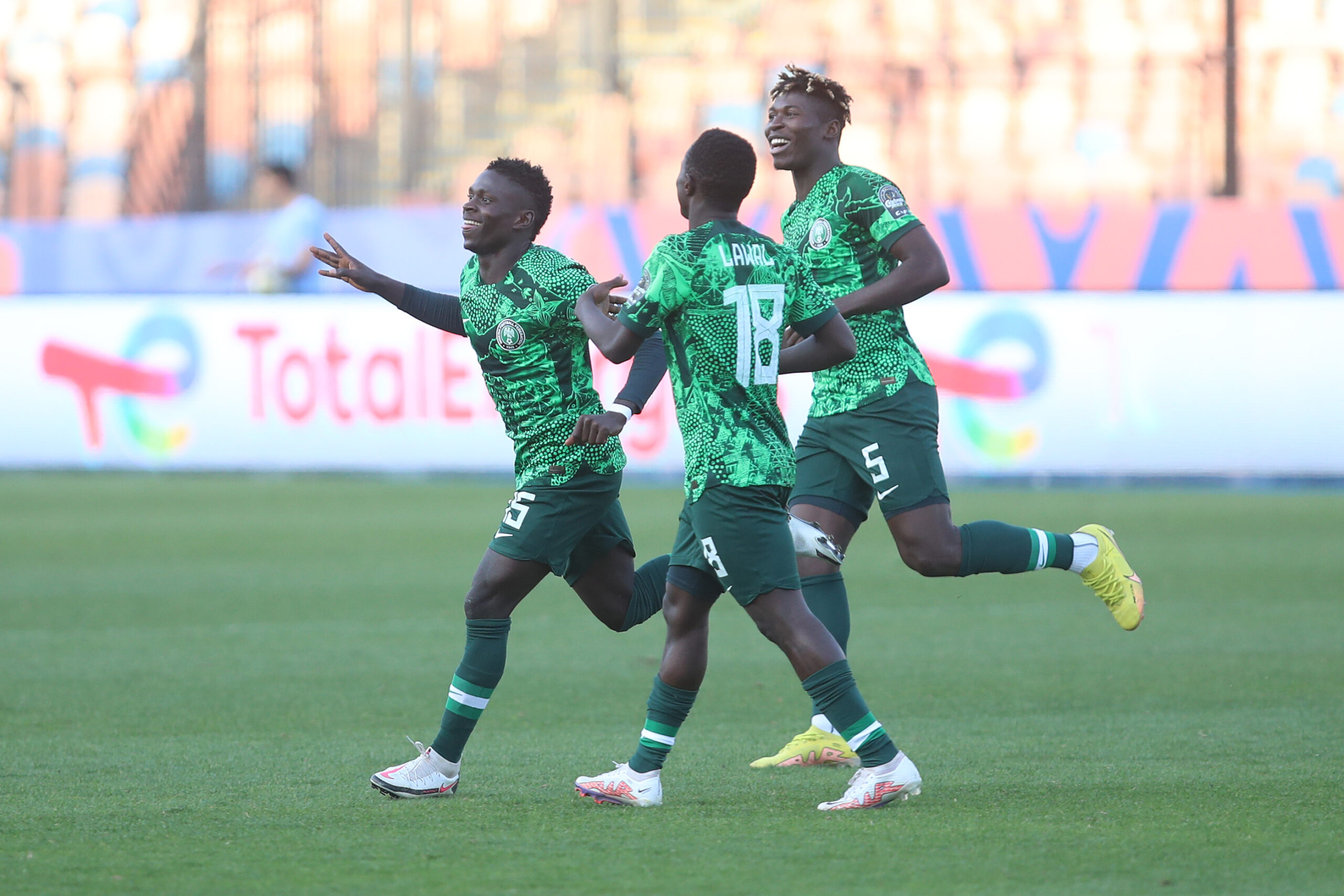 Nigeria celebrate bronze at the AFCON U20