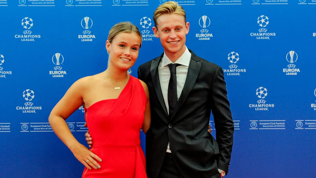 Frenkie proposed to his longtime girlfriend.