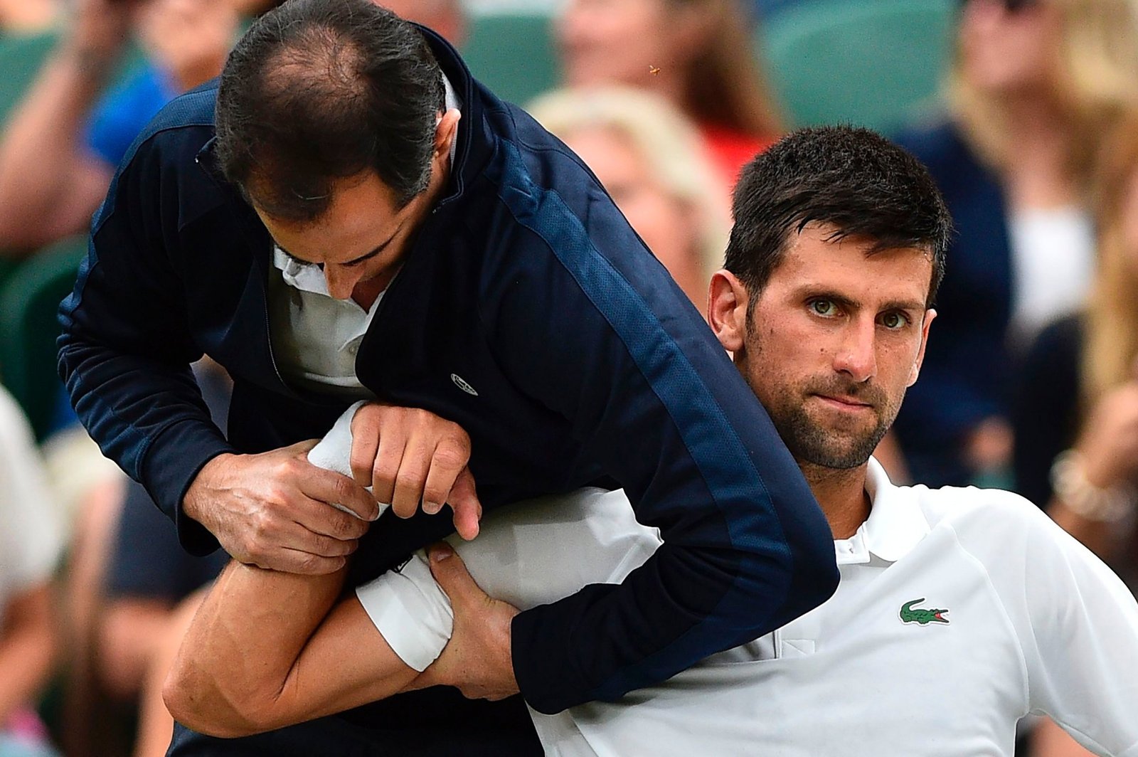 Novak Djokovic elbow
