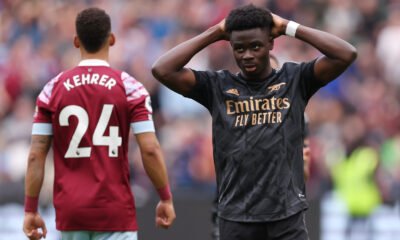 Saka misses penalty as Arsenal drop points.