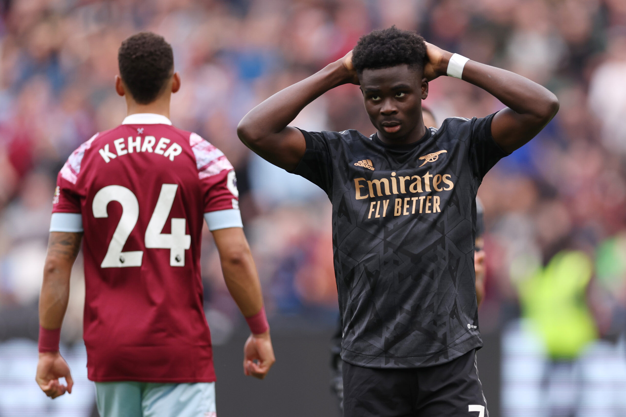 Saka misses penalty as Arsenal drop points.