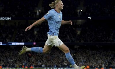 Manchester City 3-0 West Ham United Erling Haaland goal